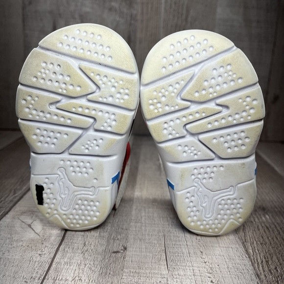 Air Jordan 6 Retro Little Flex Toddlers Sneakers Multi White Size 4C CT4417-103 - Picture 11 of 12